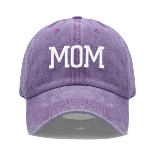 DAD MOM Embroidery Pure Cotton Men's Baseball Cap For Man  Womne's Fashion Sport Golf Caps Sun Hat Dropshipping