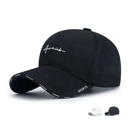Women's Korean Style Embroidered Baseball Cap Breathable Sports Sun Hat