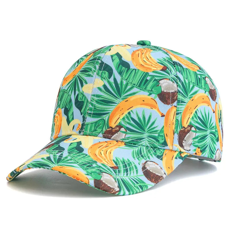 New Women Fruit Printed Baseball Cap Fashion Streetwear Hats
