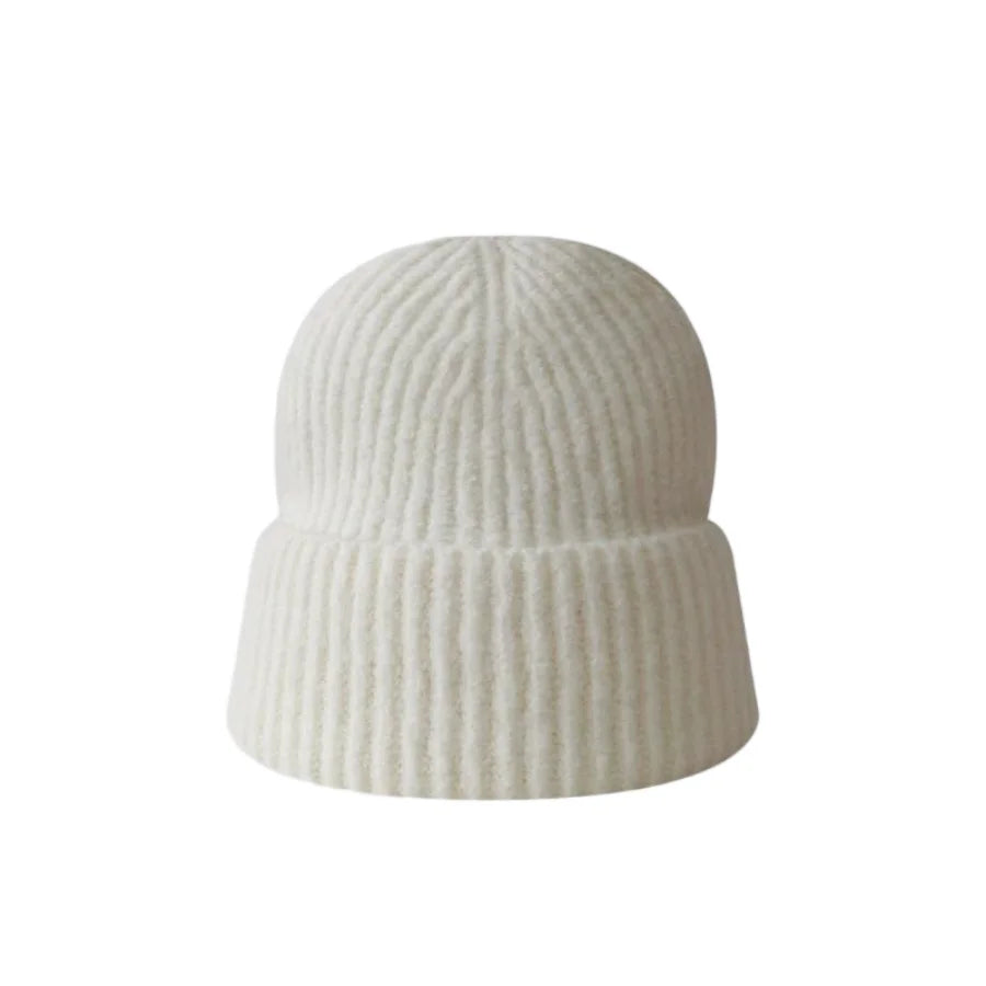 Cat Ears Wool Hat Female Autumn and Winter Korean  Cute Face Small Knitted Hat Big Head Circumference Warm Ear Protection Hat