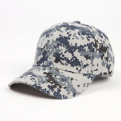 Unisex Camouflage Baseball Cap Classic Dark Green Dad Hat Breathable Adjustable Tactical Hats For Women Men
