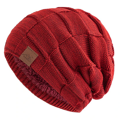 Hot Sale Women Winter Hats Fashion Slouchy Warm Beanie Female UP POSITIVE Brand Multicolor Mixing Color Design Streetwear Cap