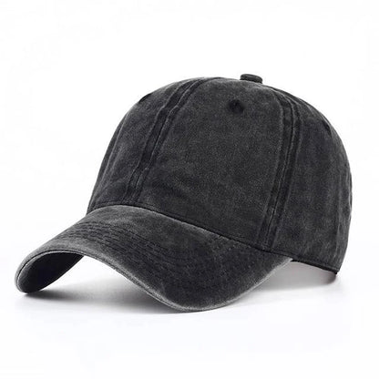 Unisex Light Washed Solid Color Baseball Caps Spring and Autumn Outdoor Adjustable Casual Hats Hip Hop Hat Sunscreen Hat