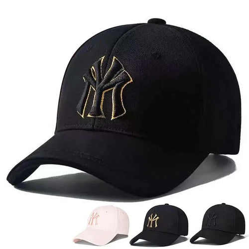 Unisex Embroidered Baseball Cap – 3D Edge Adjustable Casual Sun Hat for Spring & Autumn