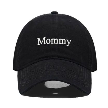 Daddy & Mommy Embroidery Baseball Cap for Men & Women Unisex Soft Washed Cotton Baseball Hats For Father's Mother's Day Gifts