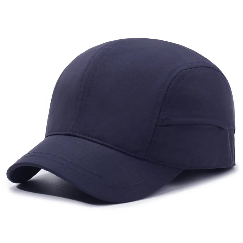 A Men'S Short-Brim Cap, New Summer Style, Breathable And Quick-Drying Baseball Hat, Lightweight Soft-Top Duckbill Cap for Women