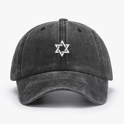 Embroidered Star Of David Men Baseball Cap Adjustable Quick Dry visors Versatile Fashion Snapback Caps Women trucker cap