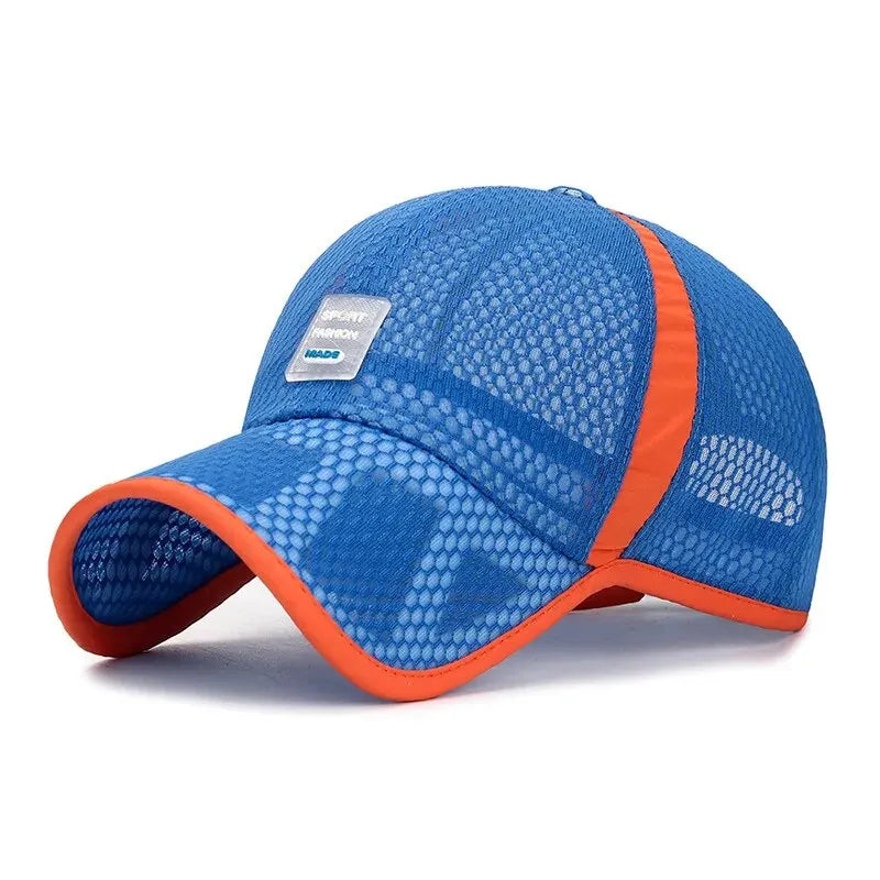 Kids’ Mesh Baseball Cap Breathable Korean Style Outdoor Travel Sun Hat for Boys Girls