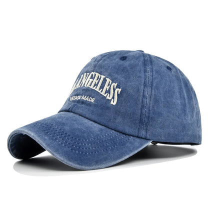 1/6PCS/Set Embroidered Baseball Cap For Women Men New Spring Summer Sunhat Retro Washable Sport Snapback Cap Hip Hop Fishing Hat
