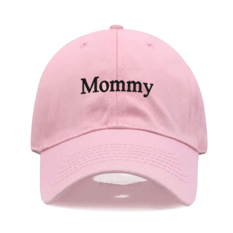 Daddy & Mommy Embroidery Baseball Cap for Men & Women Unisex Soft Washed Cotton Baseball Hats For Father's Mother's Day Gifts