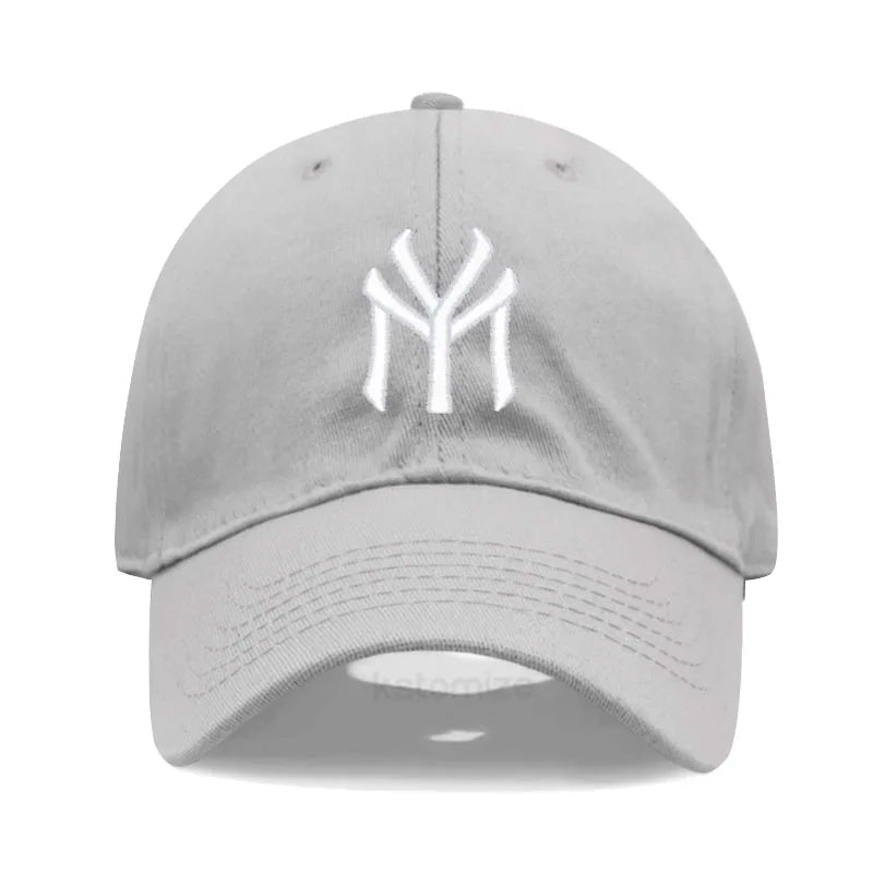 Letter MY Embroidery Baseball Cap Women Men Adjustable Soft Washed Cotton Sports Dad Hat  Spring Summer Protection Sun Hats