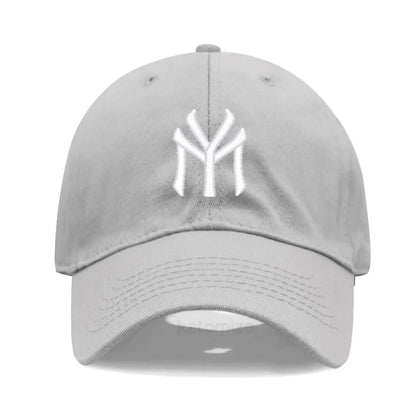 Letter MY Embroidery Baseball Cap Women Men Adjustable Soft Washed Cotton Sports Dad Hat  Spring Summer Protection Sun Hats