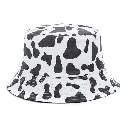 Hot Sale Unisex Bucket Hats Summer Double-sided Wear Fruit Printing Women Cap Outdoor Sun Hat Men Classic Panama Bucket Hat