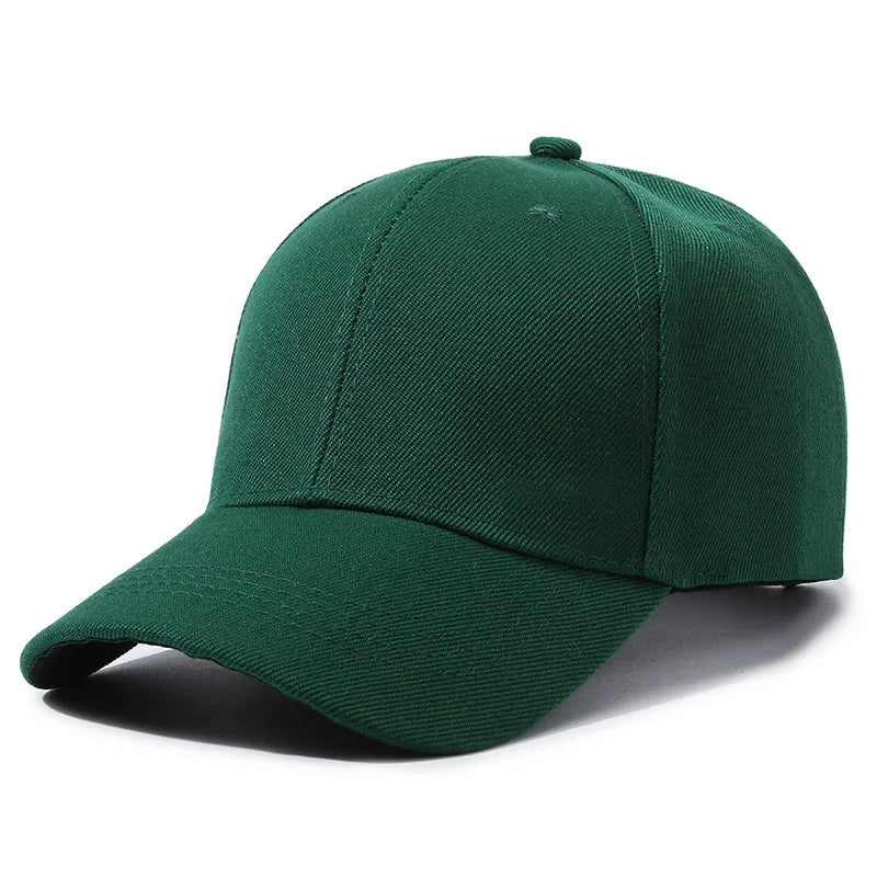 Baseball Cap Women Men Advertising Work Travel Group Solid Color Dance Hip Hop Students DIY Printing Logo Sunshade Dad Hat Kpop