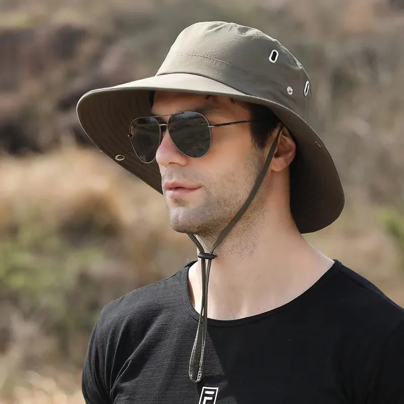 Waterproof Bucket Hat – UV Protection Breathable Outdoor Cap for Men & Women