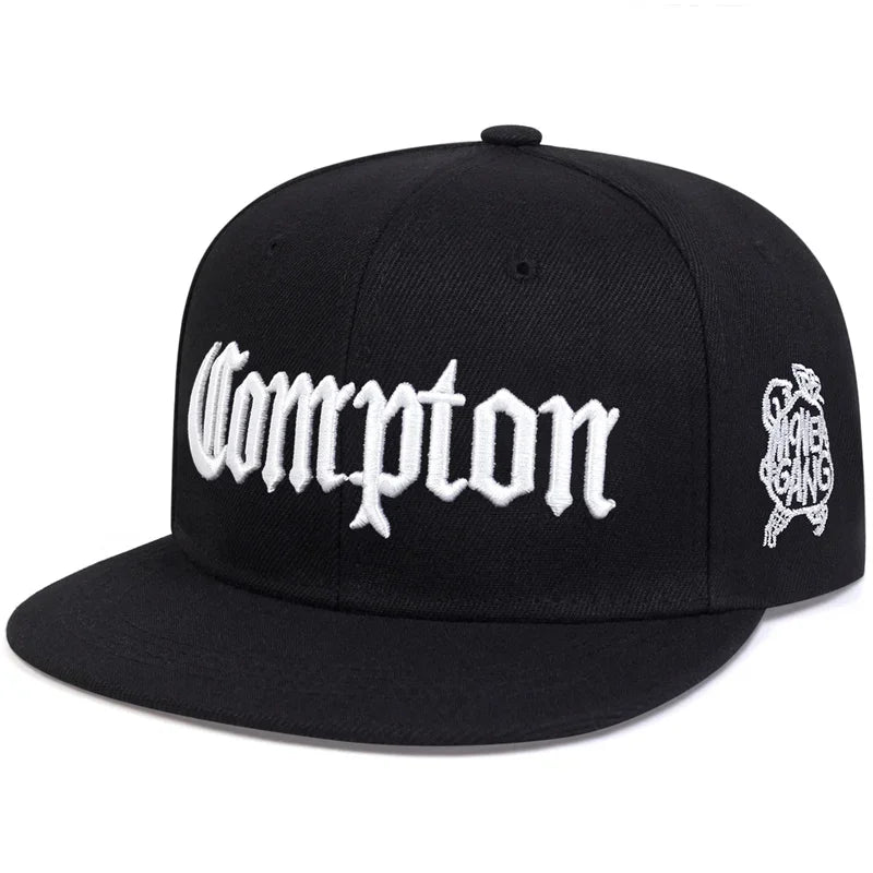 Unisex Compton Embroidery Baseball Hats Spring Autumn Outdoor Adjustable Casual Hip-hop Trucker Caps Sunscreen Hat