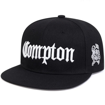 Unisex Compton Embroidery Baseball Hats Spring Autumn Outdoor Adjustable Casual Hip-hop Trucker Caps Sunscreen Hat