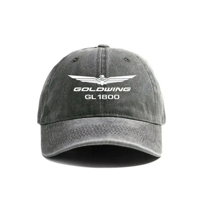 2025 Goldwing GL1800 Baseball Cap Distressed Hats Cap Men Retro Outdoor Summer Adjustable Hat Casual and Versatile