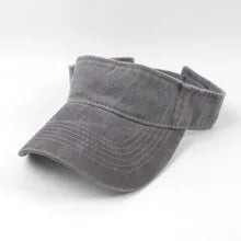 New Summer Visors Denim Baseball Cap Women Outdoor Empty Top Sport Sun Hat for Golf Hiking Tennis Running Male Sunscreen Cap