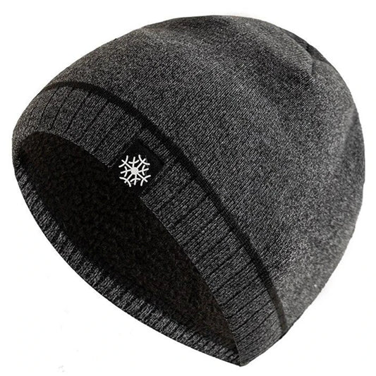 Hot Sale Winter Hats Outdoor Men Warm Ski Beanie Cap Casual Snow Label Decor Winter Luxury Knitted Hats