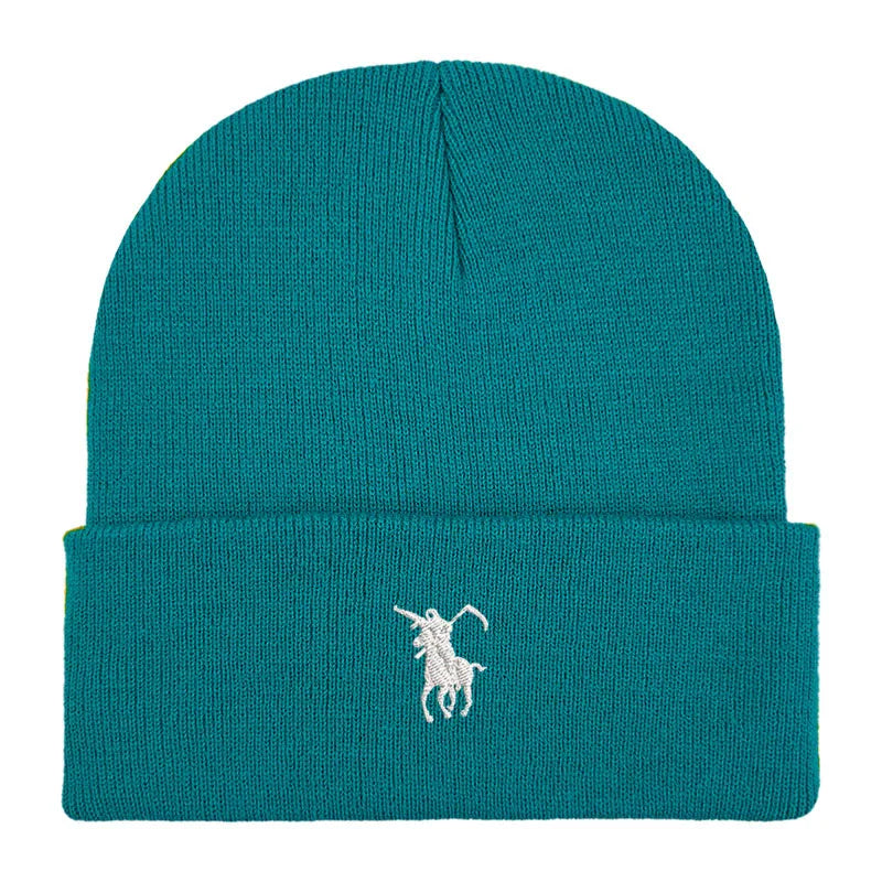 Fashion Embroidery Grim Reaper Japan Beanie Knitted caps Winter thick hats Men Women Unisex Girls boy knit Cap Warmer Bonnet hat