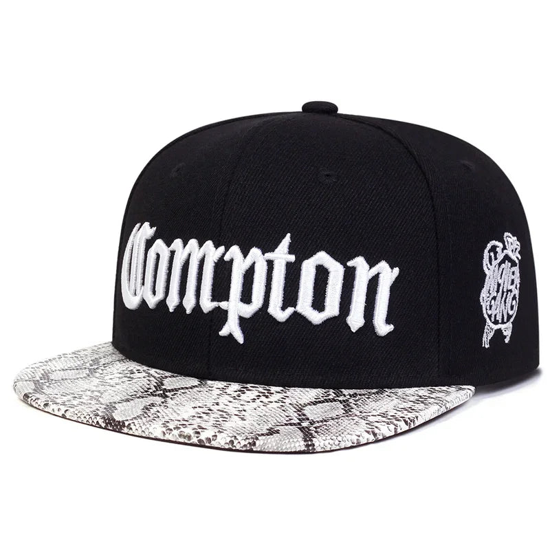 Unisex Compton Embroidery Baseball Hats Spring Autumn Outdoor Adjustable Casual Hip-hop Trucker Caps Sunscreen Hat