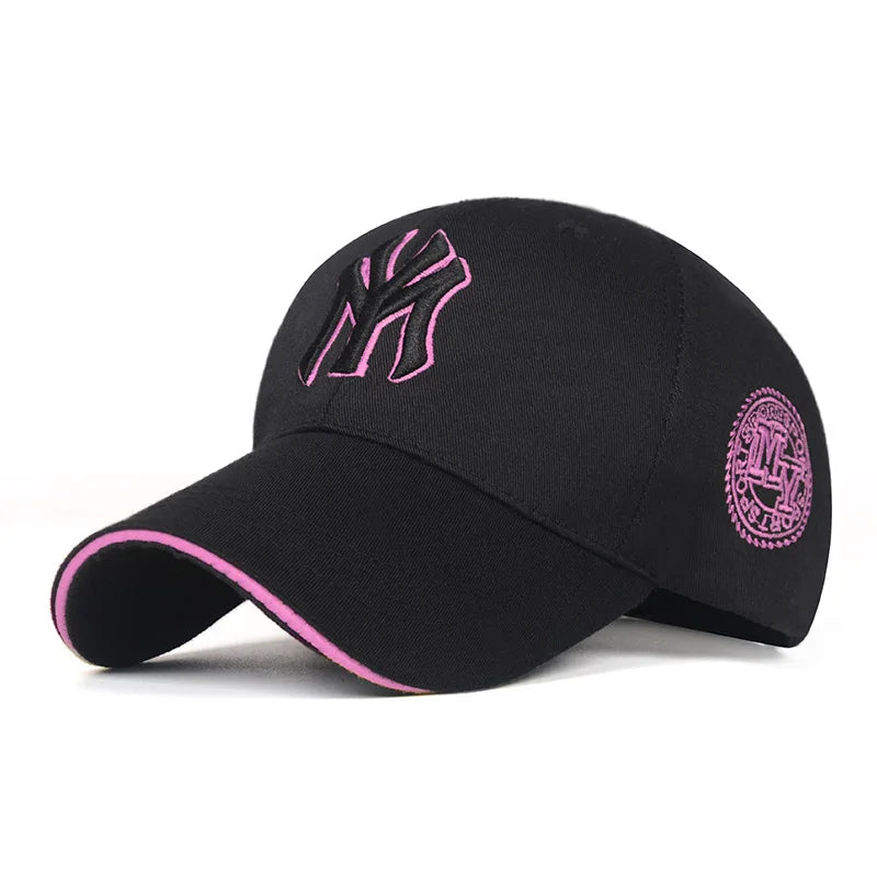 Letter Embroidery Baseball Cap Hip Hop Outdoor Snapback Caps Adjustable Flat Hats Outdoor Sun Hat