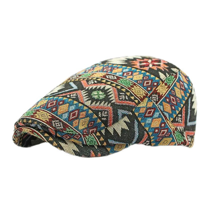 Spring Summer Dopamine Plaid Beret Duck Tongue Forward Hat British Style Visor Summer Hats for Women Men Sun Hats Dad's Hat Gift