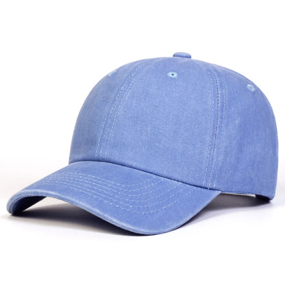 Unisex Light Washed Solid Color Baseball Caps Spring and Autumn Outdoor Adjustable Casual Hats Hip Hop Hat Sunscreen Hat
