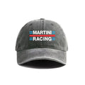 Martini Racing Baseball Caps Distressed Hats Cap Men Women Retro Outdoor Summer Adjustable Dad Hats