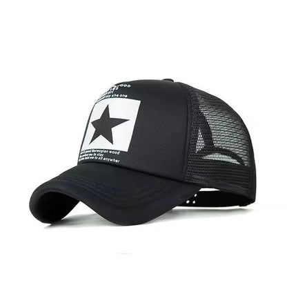 Unisex Mesh Trucker Baseball Cap – Snapback Hip Hop Summer Outdoor Casual Sun Hat