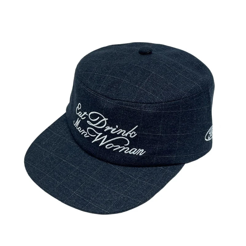 Unisex Korean Pop Hip-hop Hats Autumn Winter Outdoor Personality Letter Embroidery Adjustable Casual Baseball Caps Sunscreen Hat