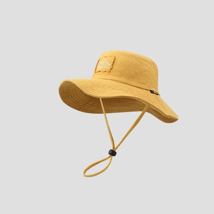 Unisex Wide Brim Bucket Hat – UV Protection Outdoor Fishing Hiking Safari Sun Hat