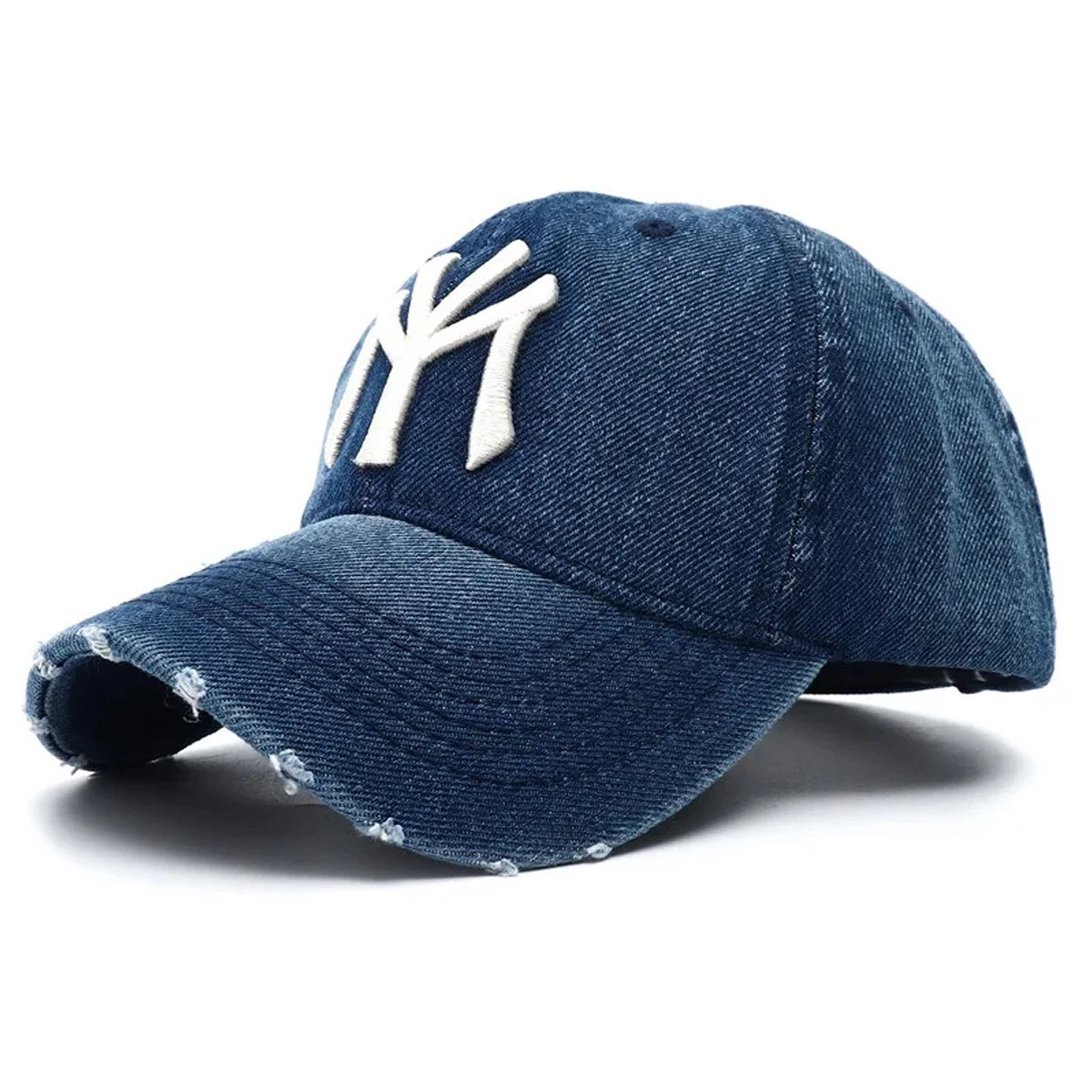 Unisex Letter Embroidery Washed Cowboy Baseball Caps Spring and Autumn Outdoor Adjustable Casual Hats Hip Hop Hat Sunscreen Hat