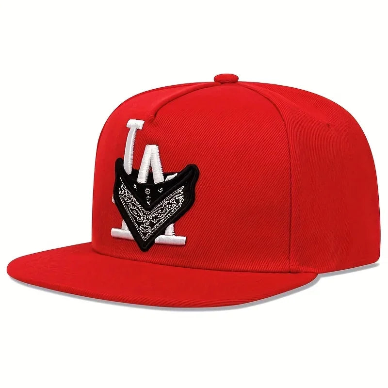 Unisex Los Angeles Embroidery Baseball Hats Spring Autumn Outdoor Adjustable Casual Hip-hop Trucker Caps Sunscreen Hat