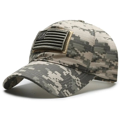 Unisex Mesh Baseball Cap – Camouflage Embroidered Breathable Outdoor Sun Hat