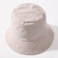 Simple Terry Cloth Towel Bucket Hat Spring Autumn Outdoor Panama Sun Fisherman Hat Unisex Candy Pure Color Fashion Cap