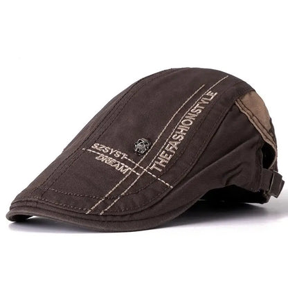 Hot Sale Summer Outdoor Flat Hat Sports Cotton Beret Cap Casual Peaked Skull Design Cap For Men And Women