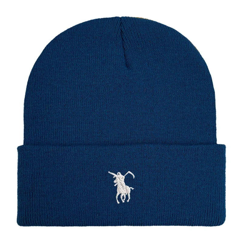 Fashion Embroidery Grim Reaper Japan Beanie Knitted caps Winter thick hats Men Women Unisex Girls boy knit Cap Warmer Bonnet hat
