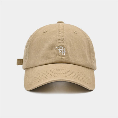 Unisex RH Letter Embroidery Baseball Cap – Adjustable Summer Streetwear Hip Hop Trucker Hat