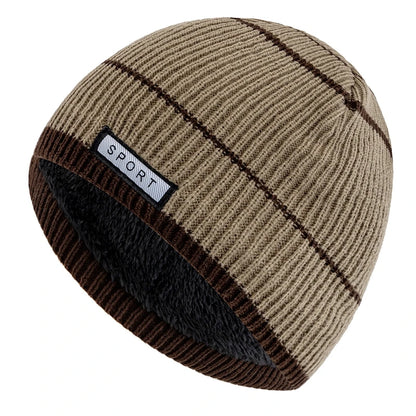 Unisex New Designer Winter Hats Cap Plush Fur Lined Streetwear Warm Beanies For Man Woman Casual Winter Ski Knitted Hats