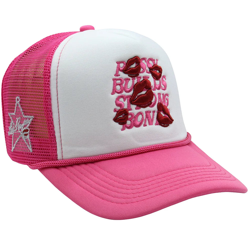 Unisex American Style Lip Embroidered Baseball Cap – Adjustable Breathable Streetwear Sun Hat