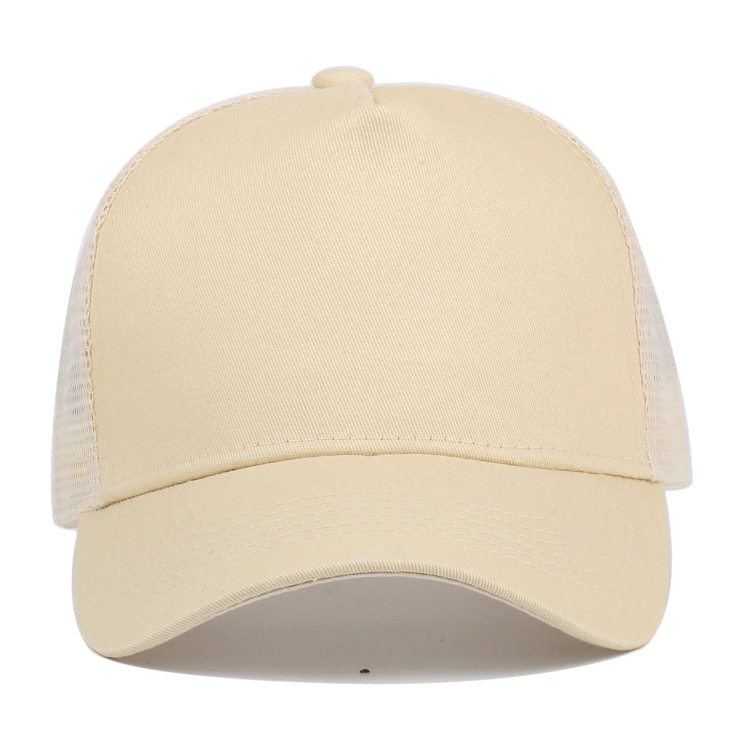 Mesh Cap Women Spring Summer Hats For Women Baseball Cap Cotton Solid Colored Wholesale Stock 6 Panel 5 Panel Breathable Cap