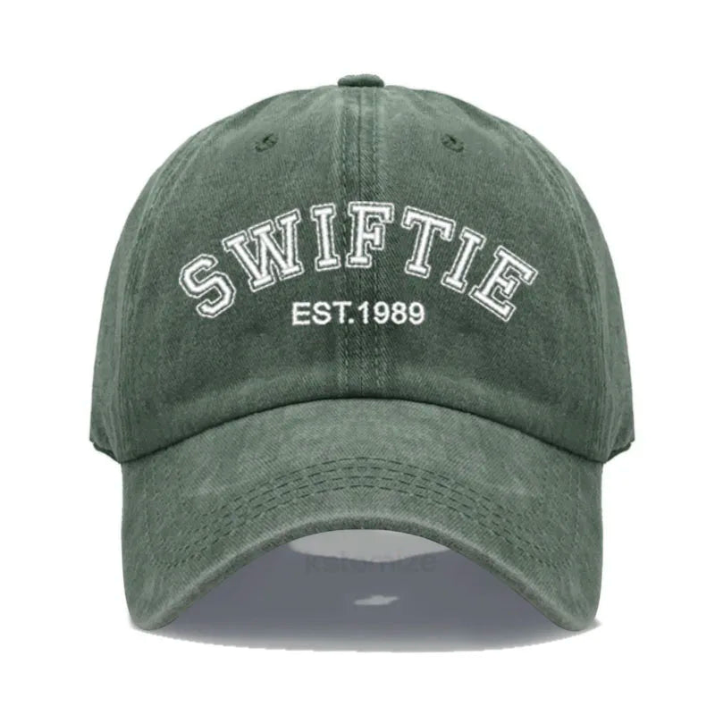 SWIFTIE 1989 Embroidery Baseball Cap for Men Women Unisex Washed Cotton Dad Hat Sun Hat Gift Fans Outdoor Sports Dropshipping