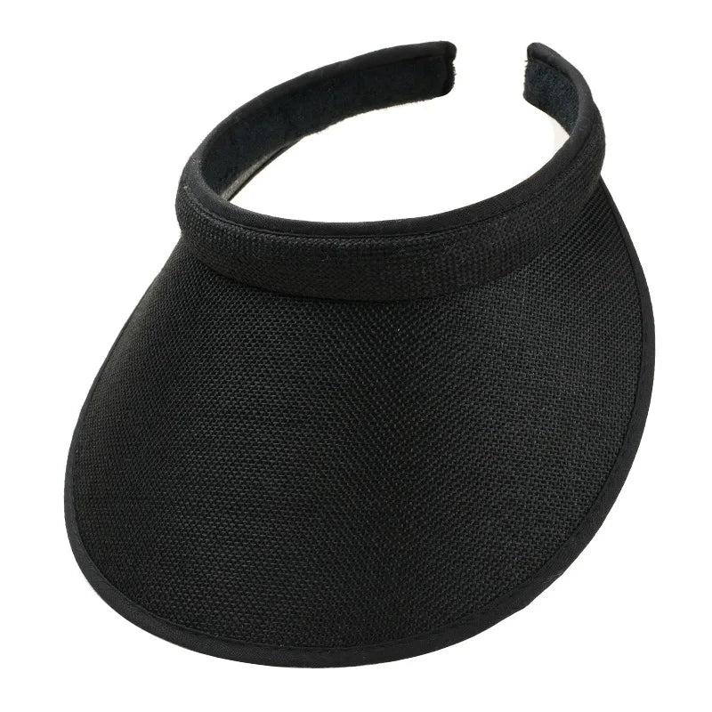 Fashion Summer Empty Top Sun Hat Women's Casual Adjustable Sun Visor Caps Girls Boy Outdoor Sea Beach Trip Cap Casquette