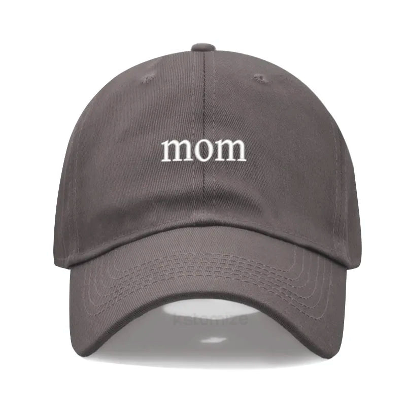 New dad mom Embroidery Soft Cotton Baseball Cap Fashion Women Men Hat Sport Visors Snapback Cap Sun Hat Breathable Outdoor Caps