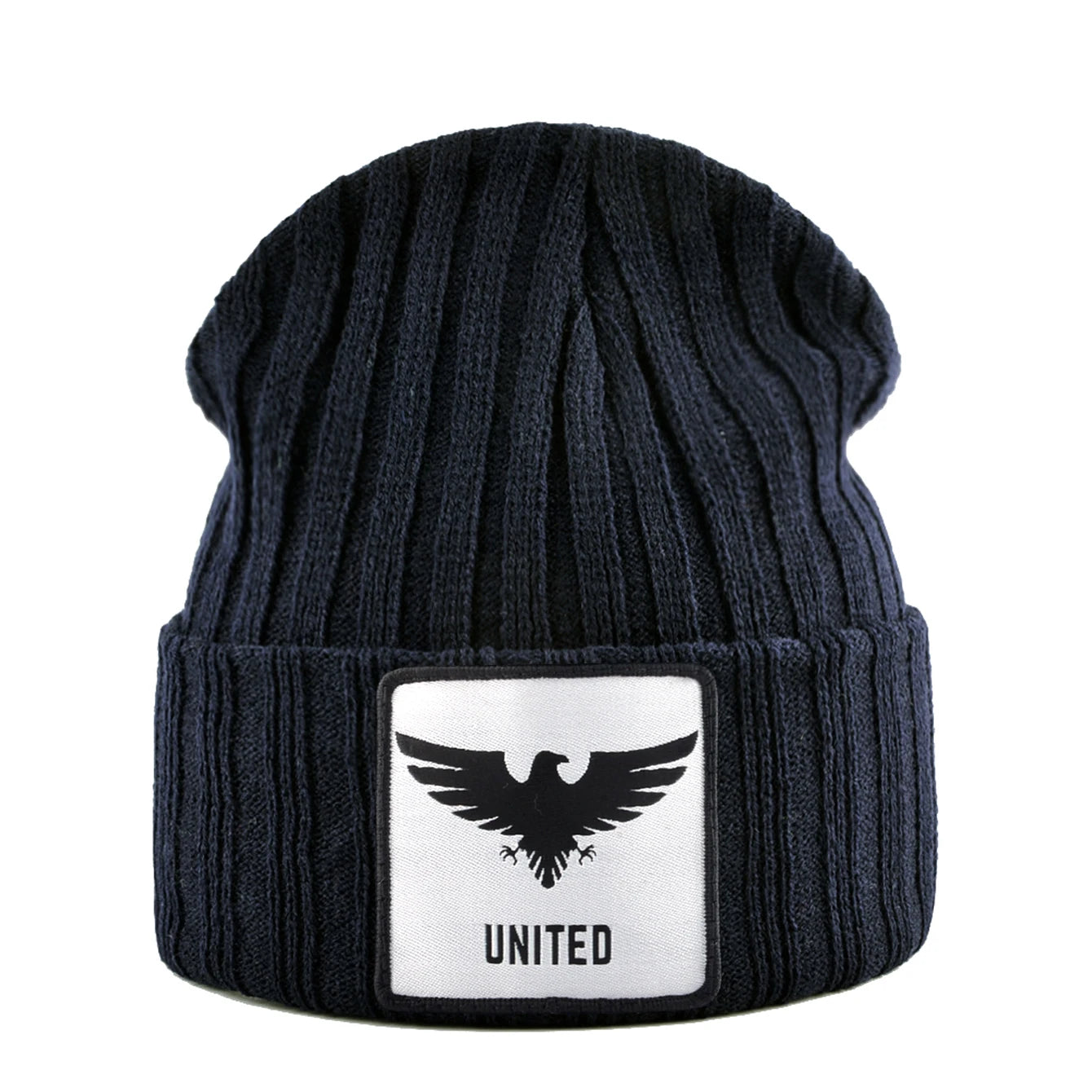 Knitted Skullies Beanie With Animals Patch Men Women Outdoor Casual Sport Hats Autumn Winter Solid Color Hip Hop Beanies