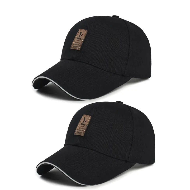 Men’s Cotton Baseball Cap Casual Sports Sun Hat Adjustable Sunscreen Cap