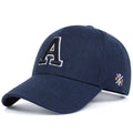 A Letter Embroidery A Baseball Cap Spring Summer Outdoor Sun hat dad hat Cotton Snapback Hat Adjustable Casual Cap