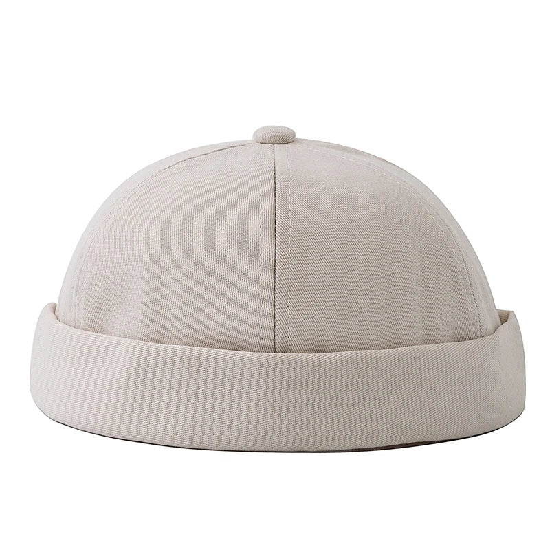 Hot Sale Unisex Solid Color Landlord Hats Men Women Street Hip-hop Hats Fashion Dome Hat Caps